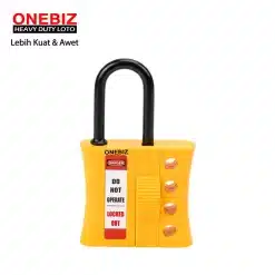 Heavy Duty Loto OB 14-BDK46 Nylon Lockout HASP ONEBIZ untuk mencegah mesin dioperasikan