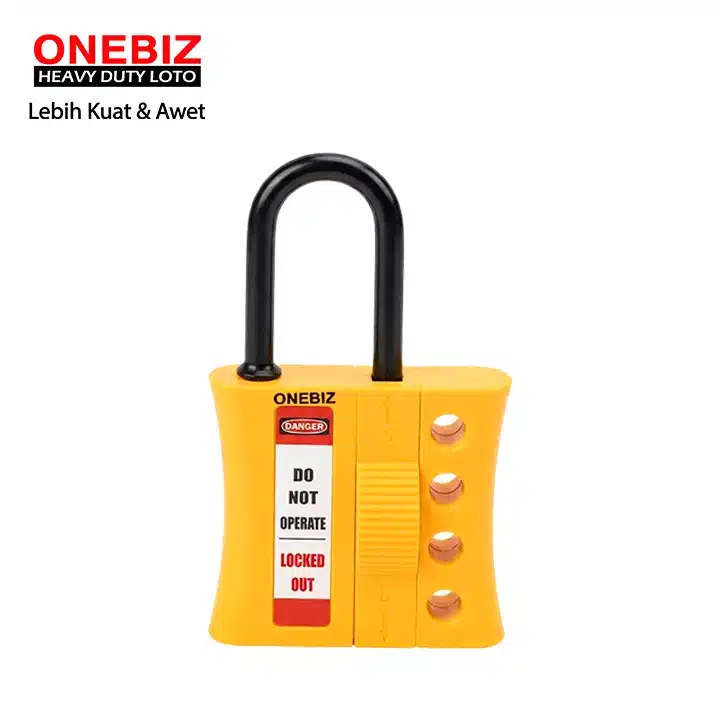Heavy Duty Loto OB 14-BDK46 Nylon Lockout HASP ONEBIZ untuk mencegah mesin dioperasikan