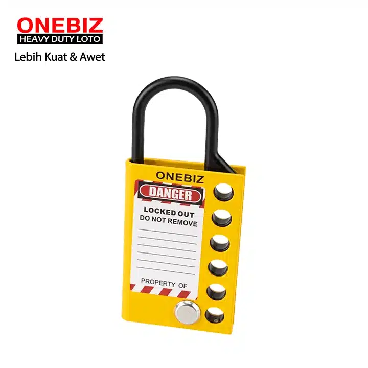 Heavy Duty Loto OB 14-BDK51 Aluminum HASP ONEBIZ untuk mengunci sumber energi