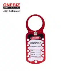 Heavy Duty Loto OB 14-BDK52 Nine-hole Aluminum HASP ONEBIZ untuk mengunci sumber energi