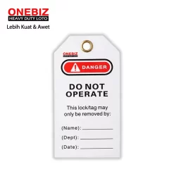 Heavy Duty Loto OB 14-BDP02-with plastic seal ONEBIZ untuk memberi tanda pada device LOTO