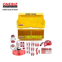 Heavy Duty Loto OB 14-COM-BDB103-0001 Lototo Set ONEBIZ untuk memastikan sumber energi benar-benar terisolasi