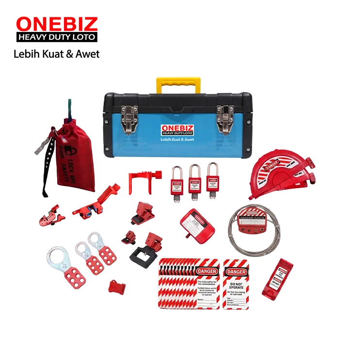 Heavy Duty Loto OB 14-COM-BDZ03-0003 Lototo Set ONEBIZ untuk memastikan sumber energi benar-benar terisolasi