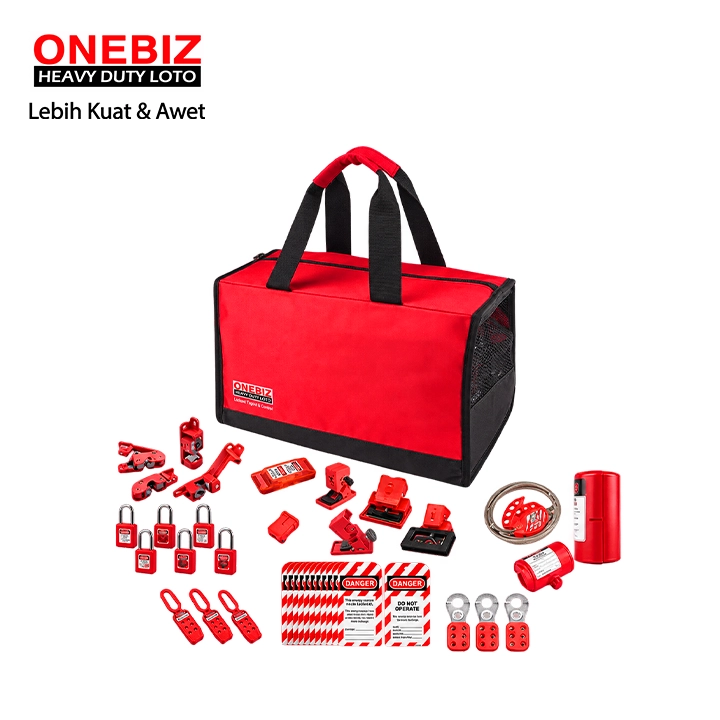 Heavy Duty Loto OB 14-COM-BDZ04-0001 Lototo Set ONEBIZ untuk memastikan sumber energi benar-benar terisolasi