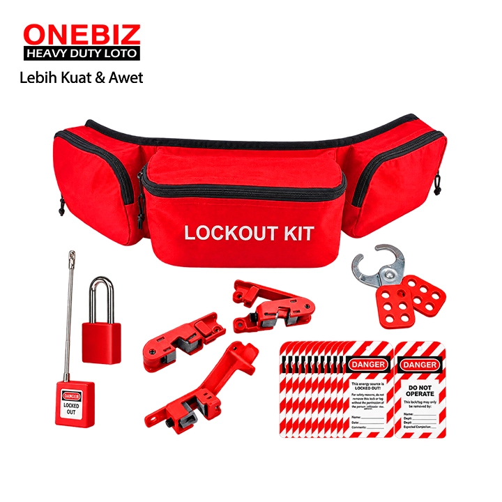 Heavy Duty Loto OB 14-COM-BDZ06-0002 Lototo Set ONEBIZ untuk memastikan sumber energi benar-benar terisolasi