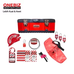 Heavy Duty Loto OB 14-COM-SLHB-0003 Lototo Set ONEBIZ untuk memastikan sumber energi benar-benar terisolasi