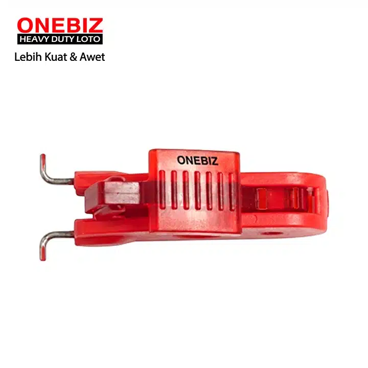 Heavy Duty Loto OB 14-D96 Miniature Breaker Lockout, RED ONEBIZ untuk mengisolasi aliran listrik