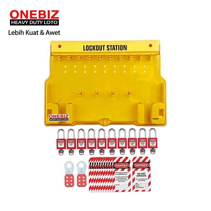 Heavy Duty Loto OB 14-MEC-BDB102-0002 ONEBIZ untuk pusat penyimpanan perlengkapan LOTO
