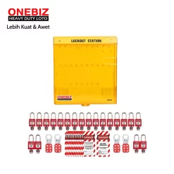 Heavy Duty Loto OB 14-MEC-BDB201-0001 Lototo Set ONEBIZ untuk memastikan sumber energi benar-benar terisolasi