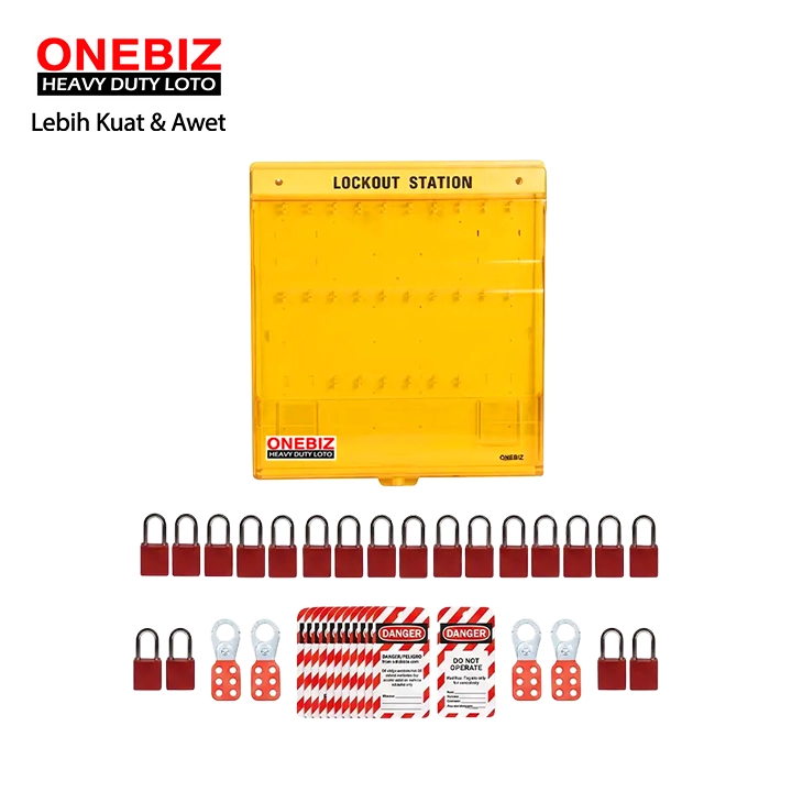 Heavy Duty Loto OB 14-MEC-BDB201-0002 Lototo ONEBIZ untuk memastikan sumber energi benar-benar terisolasi