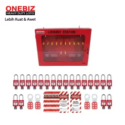 Heavy Duty Loto OB 14-MEC-BDX09-0001 Lototo Set ONEBIZ untuk memastikan sumber energi benar-benar terisolasi