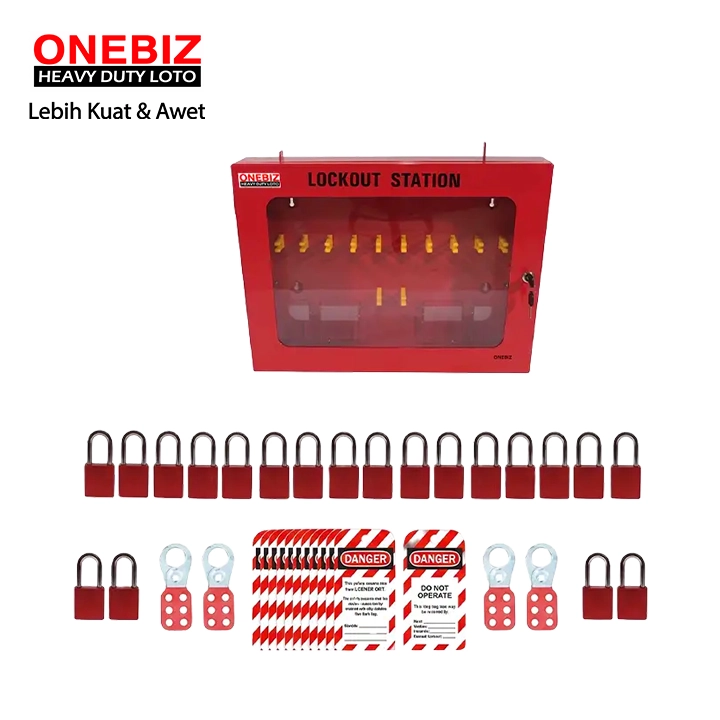 Heavy Duty Loto OB 14-MEC-BDX09-0002 Lototo ONEBIZ untuk memastikan sumber energi benar-benar terisolasi