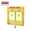 OB 14-BDB207(W) Lockout Station ONEBIZ untuk menyimpan loto agar tidak berantakan