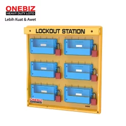 OB 14-BDB209 Lockout Station ONEBIZ untuk menyimpan loto agar tidak berantakan