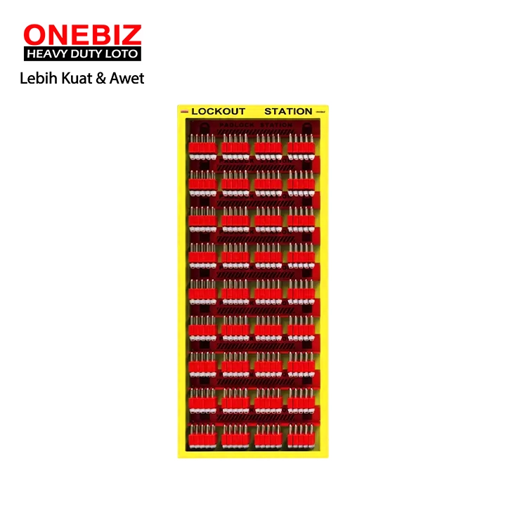 OB 14-BDB3-180 Padlock Station ONEBIZ untuk menyimpan loto agar tidak berantakan