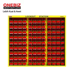 OB 14-BDB3-540 Padlock Station ONEBIZ untuk menyimpan loto agar tidak berantakan