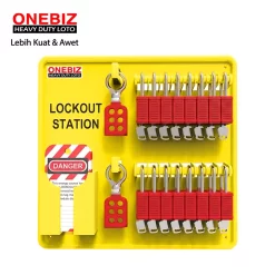 OB 14-BDB302 Lockout Station ONEBIZ untuk menyimpan loto agar tidak berantakan