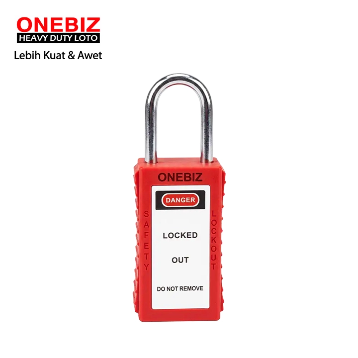 OB 14-BDG81-B ONEBIZ untuk mengunci device loto, mencegah mesin dioprasikan