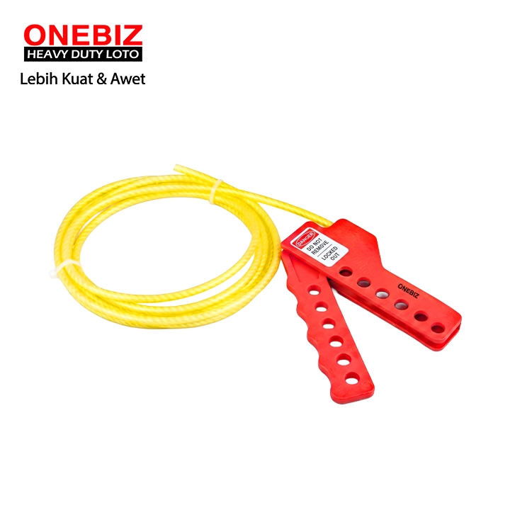 OB 14-BDL61-3 Cable Lockout ONEBIZ untuk mengunci dan mencegah sumber energi dilepaskan tanpa sengaja